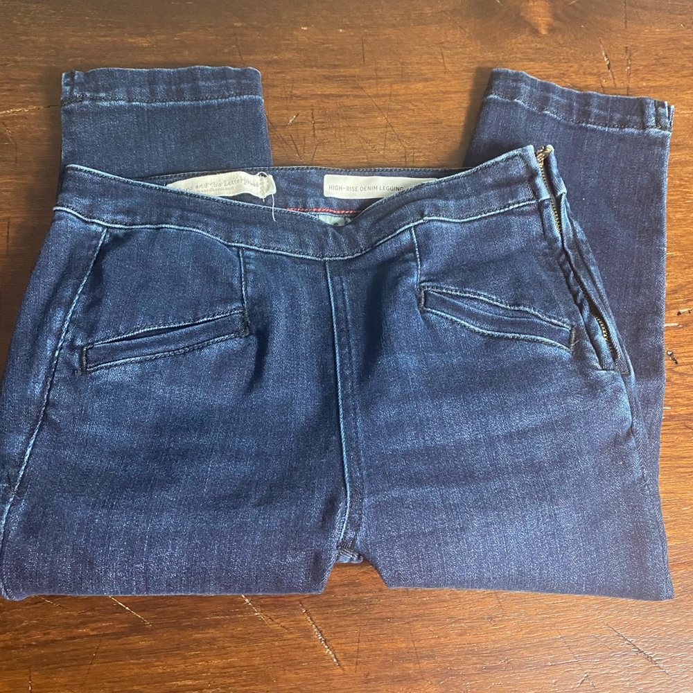 Pilcro and the Letterpress High Rise Denim Crop